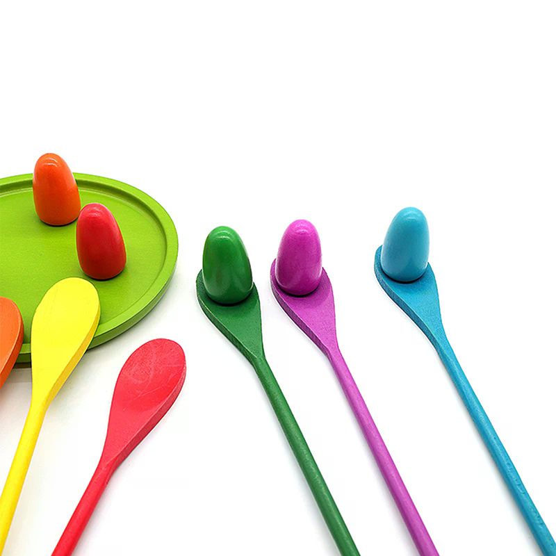 Party Games Egg - 6 Pcs Egg Spoon Race Game