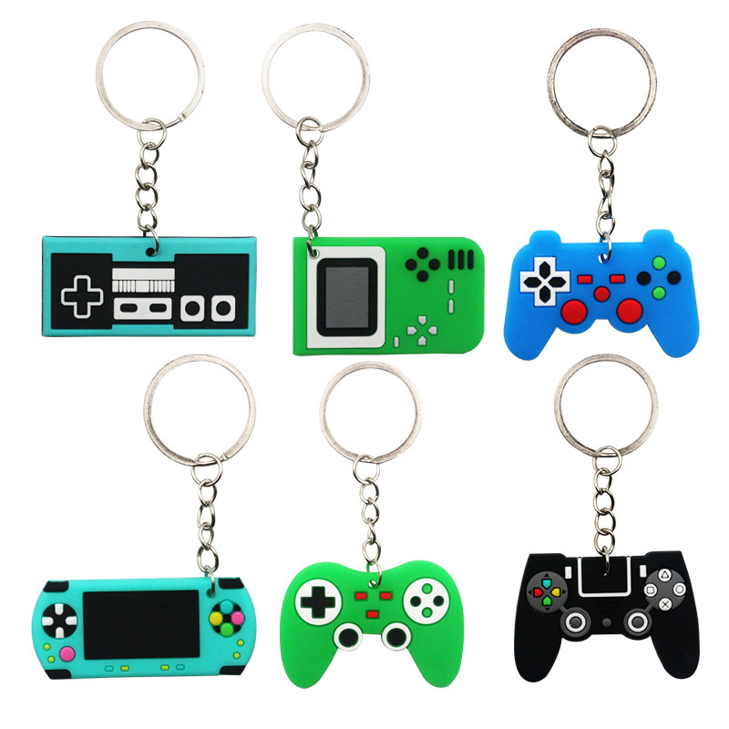 Party Games App - 6/12PCS PVC Keychain Gamepad Game Console