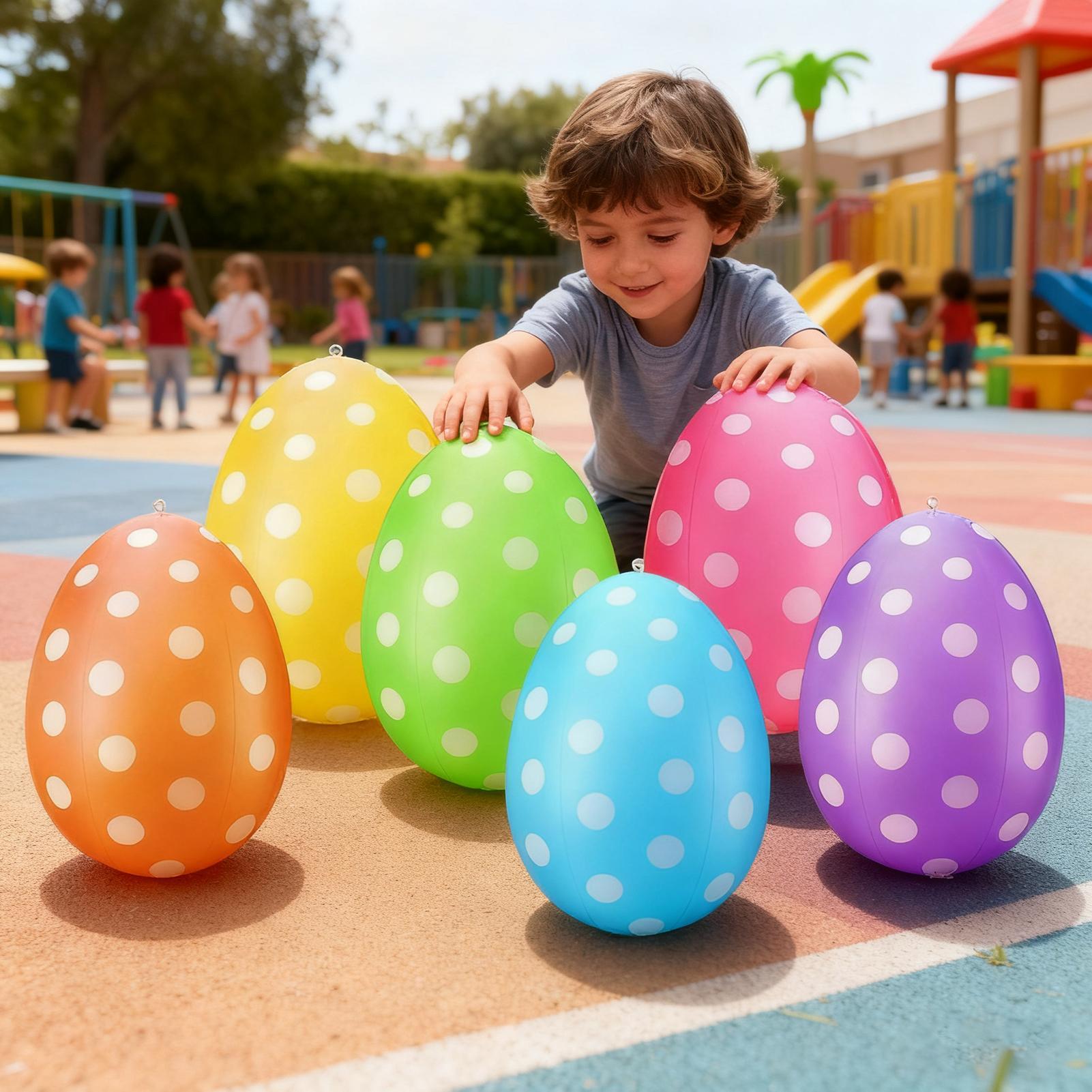 Inflatable Easter Eggs 6Pcs/se - огляд і ціна Party Games Egg