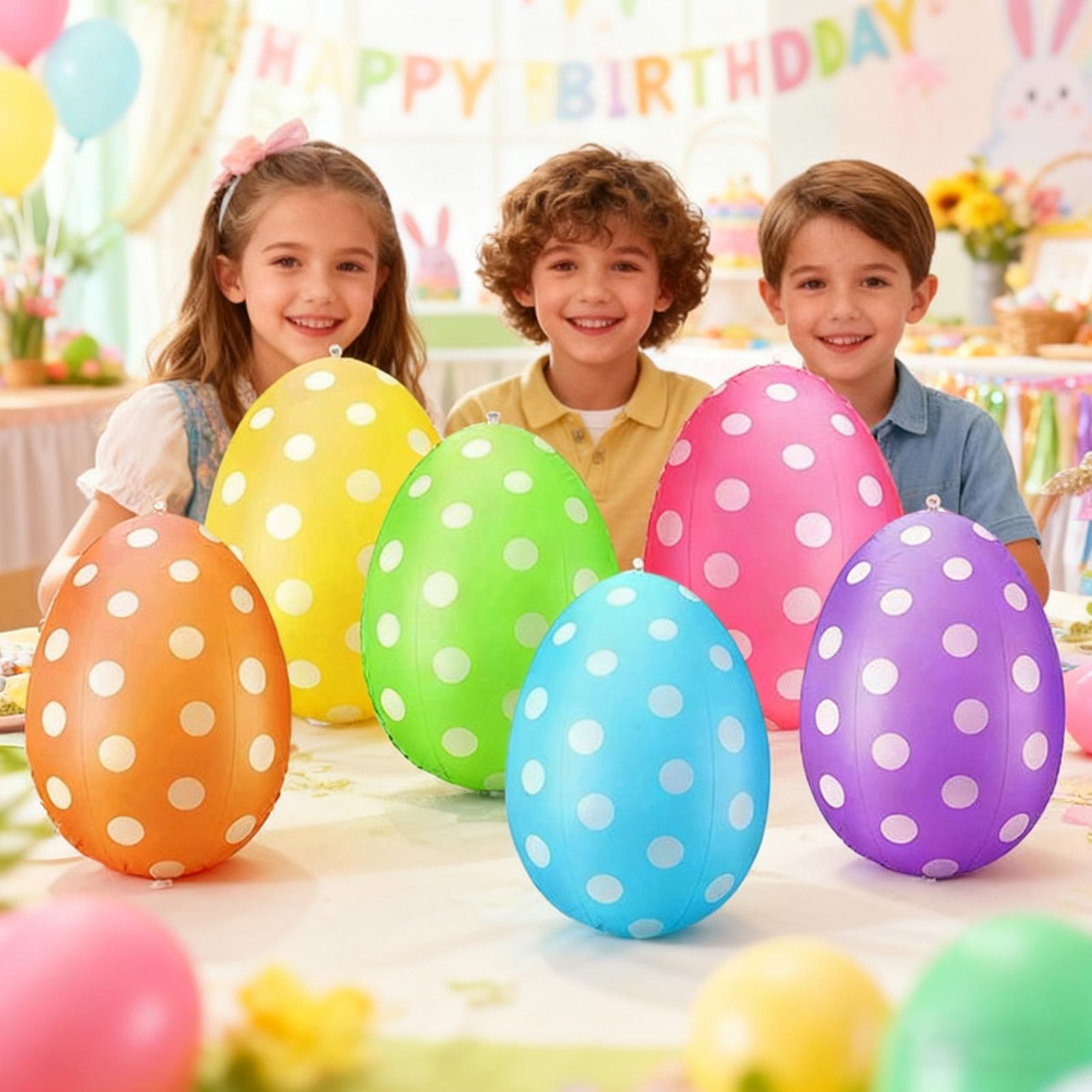Inflatable Easter Eggs 6Pcs/se - огляд і ціна Party Games Egg