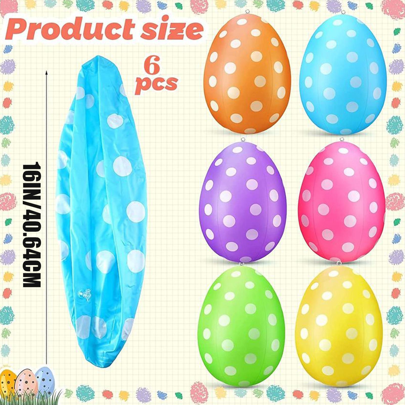 Inflatable Easter Eggs 6Pcs/se - огляд і ціна Party Games Egg