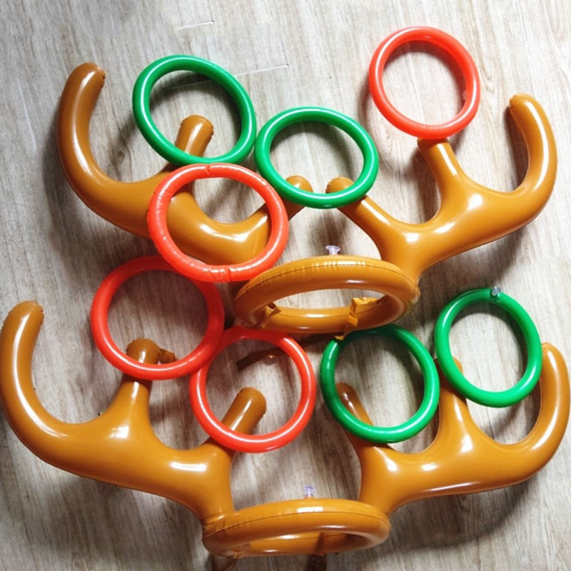 1set Inflatable Reindeer Antle - огляд і ціна Party Games No Supplies