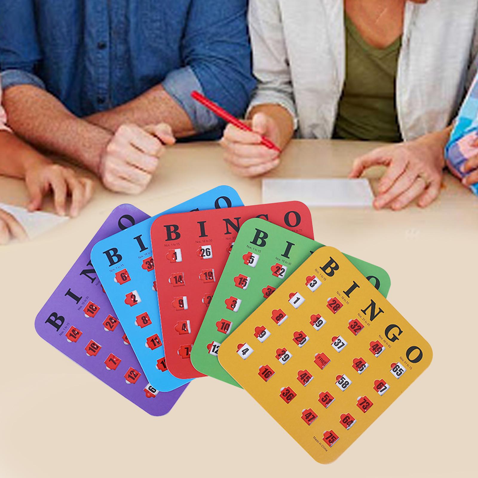 5 Pieces Bingo Game Cards Larg - огляд і ціна Party Games For Large Groups
