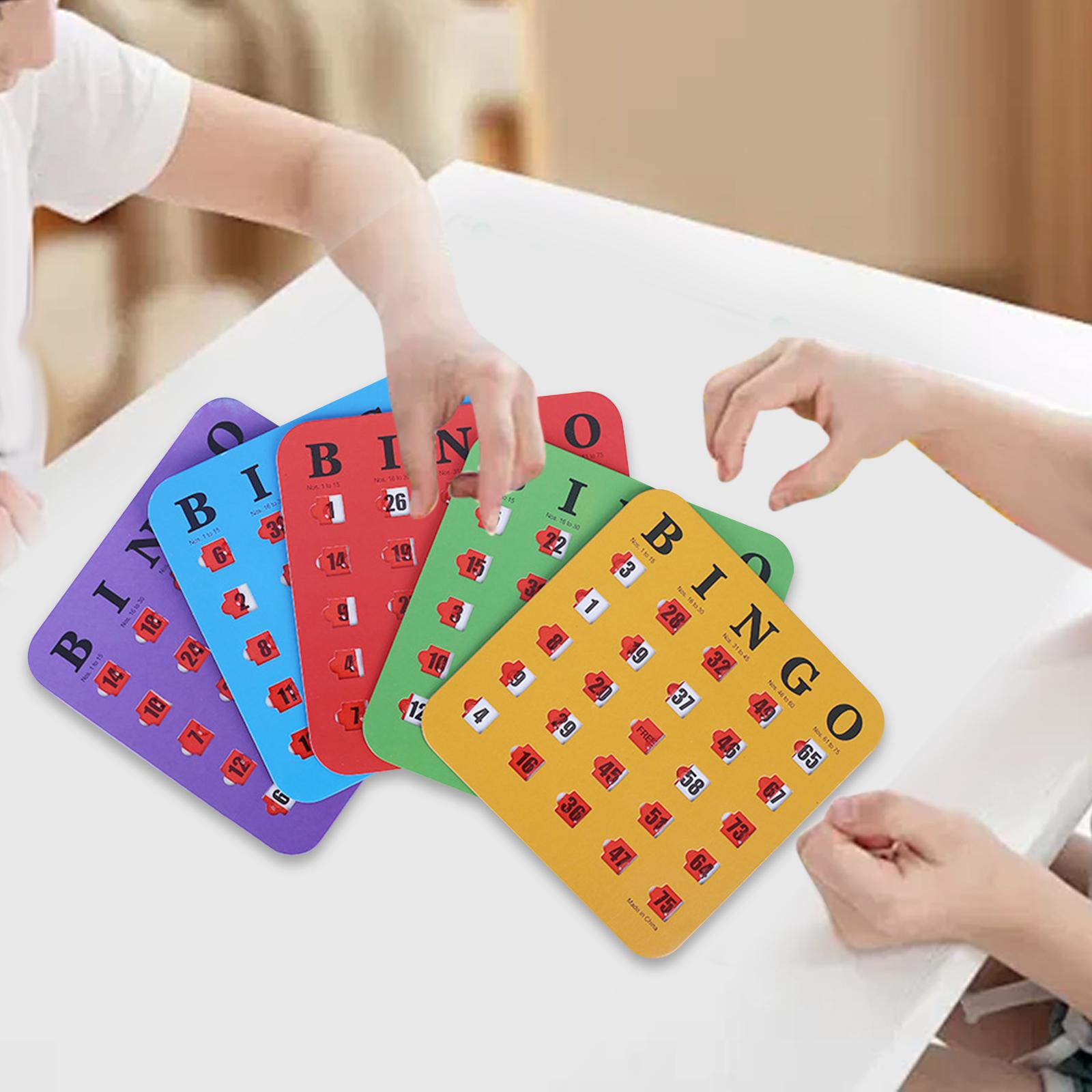 5 Pieces Bingo Game Cards Larg - огляд і ціна Party Games For Large Groups