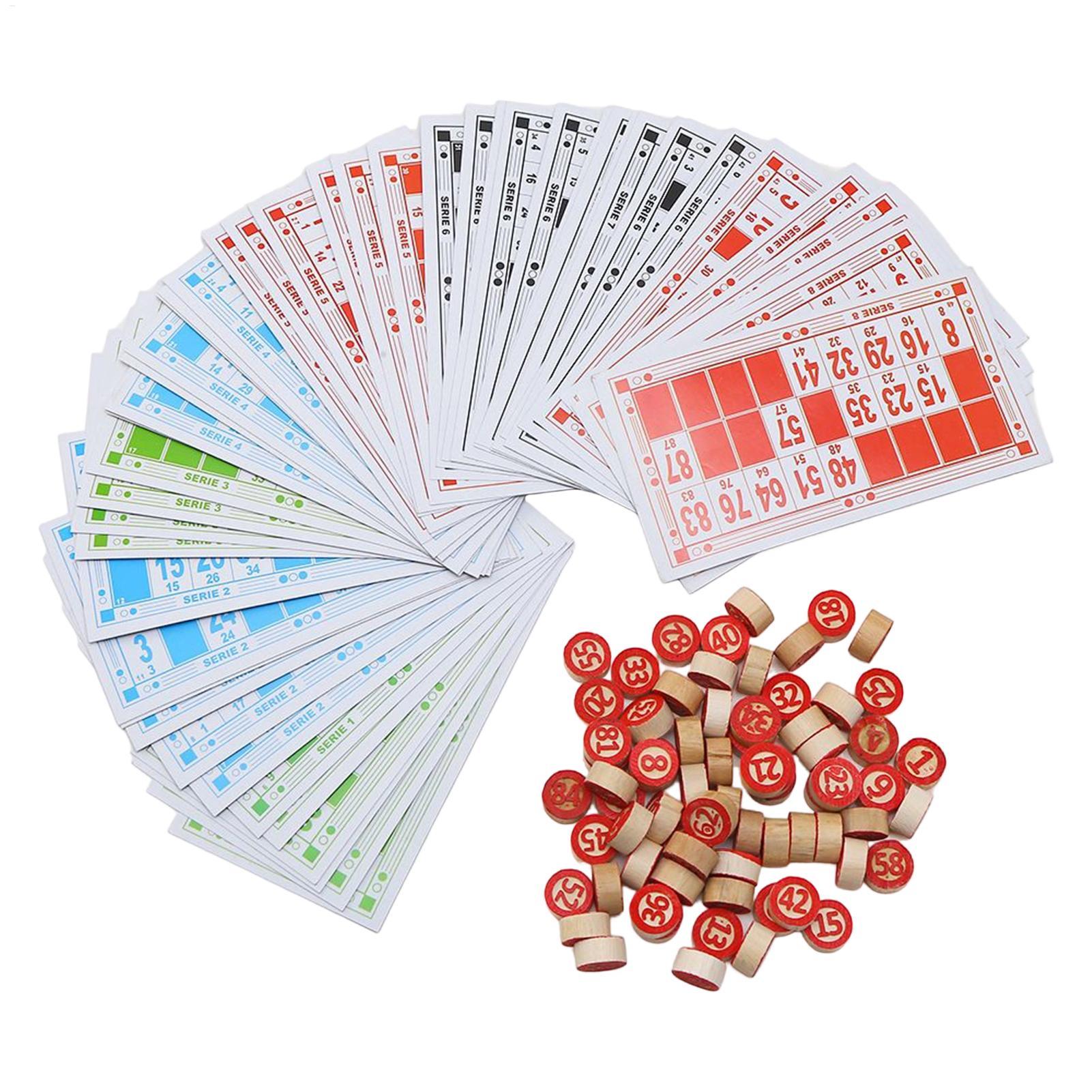 Vintage Wooden Bingo Game Set  - огляд і ціна Party Games For Large Groups