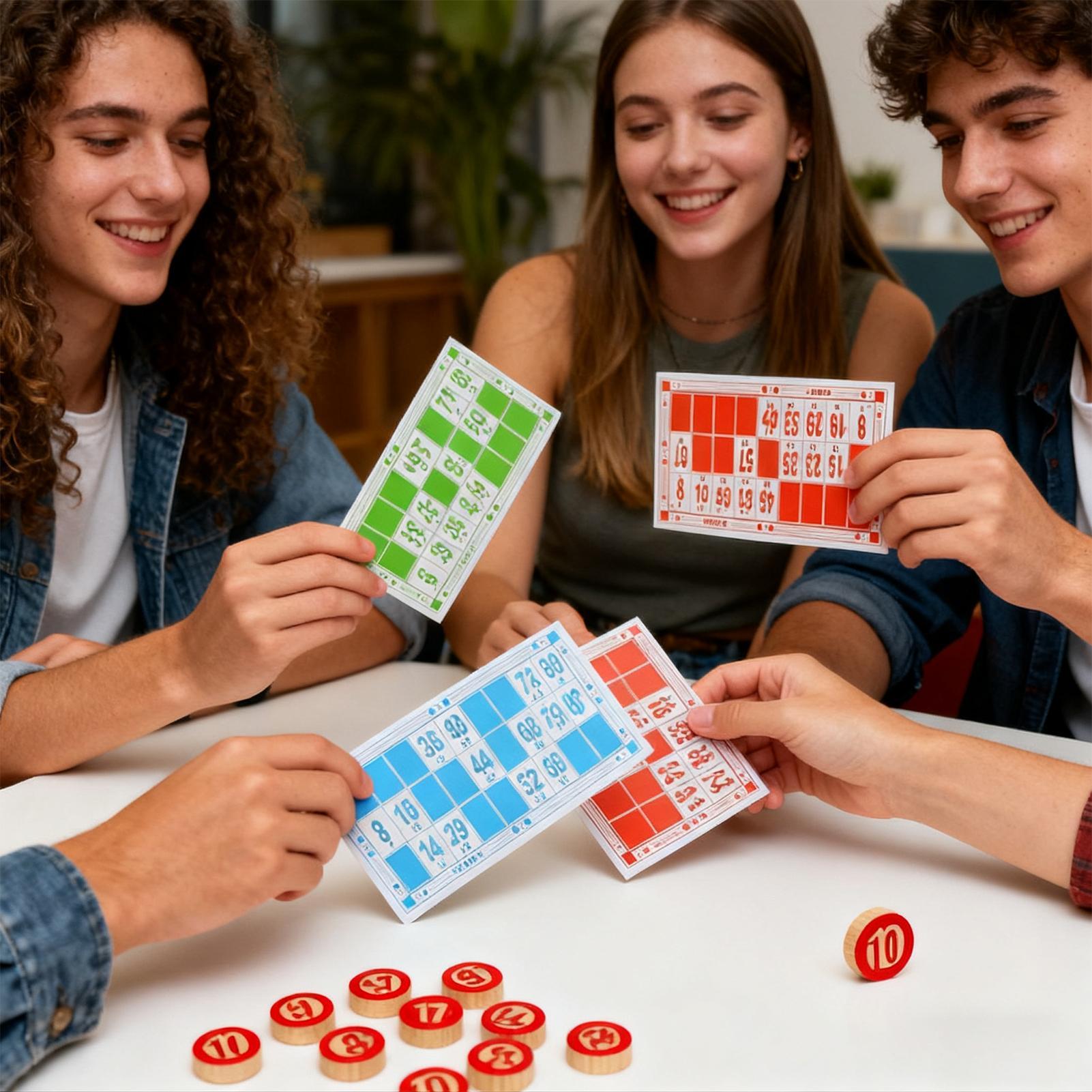 Vintage Wooden Bingo Game Set  - огляд і ціна Party Games For Large Groups