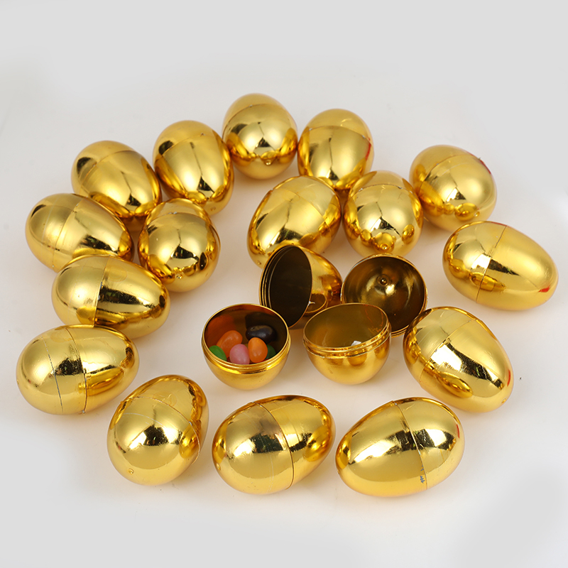 6PCS Golden Easter Eggs Plasti - огляд і ціна Party Games Egg