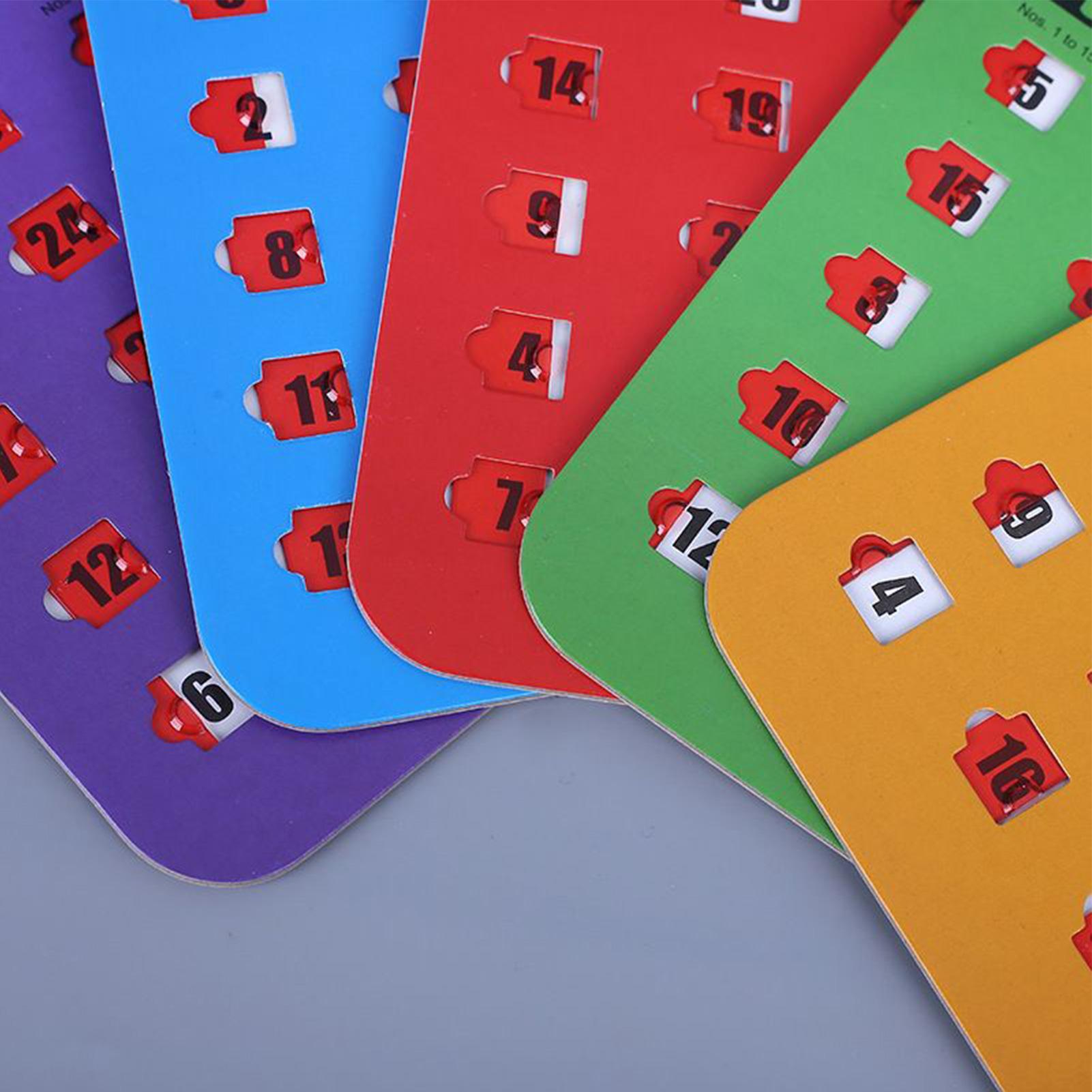 5 Pieces Bingo Game Cards Larg - огляд і ціна Party Games For Large Groups