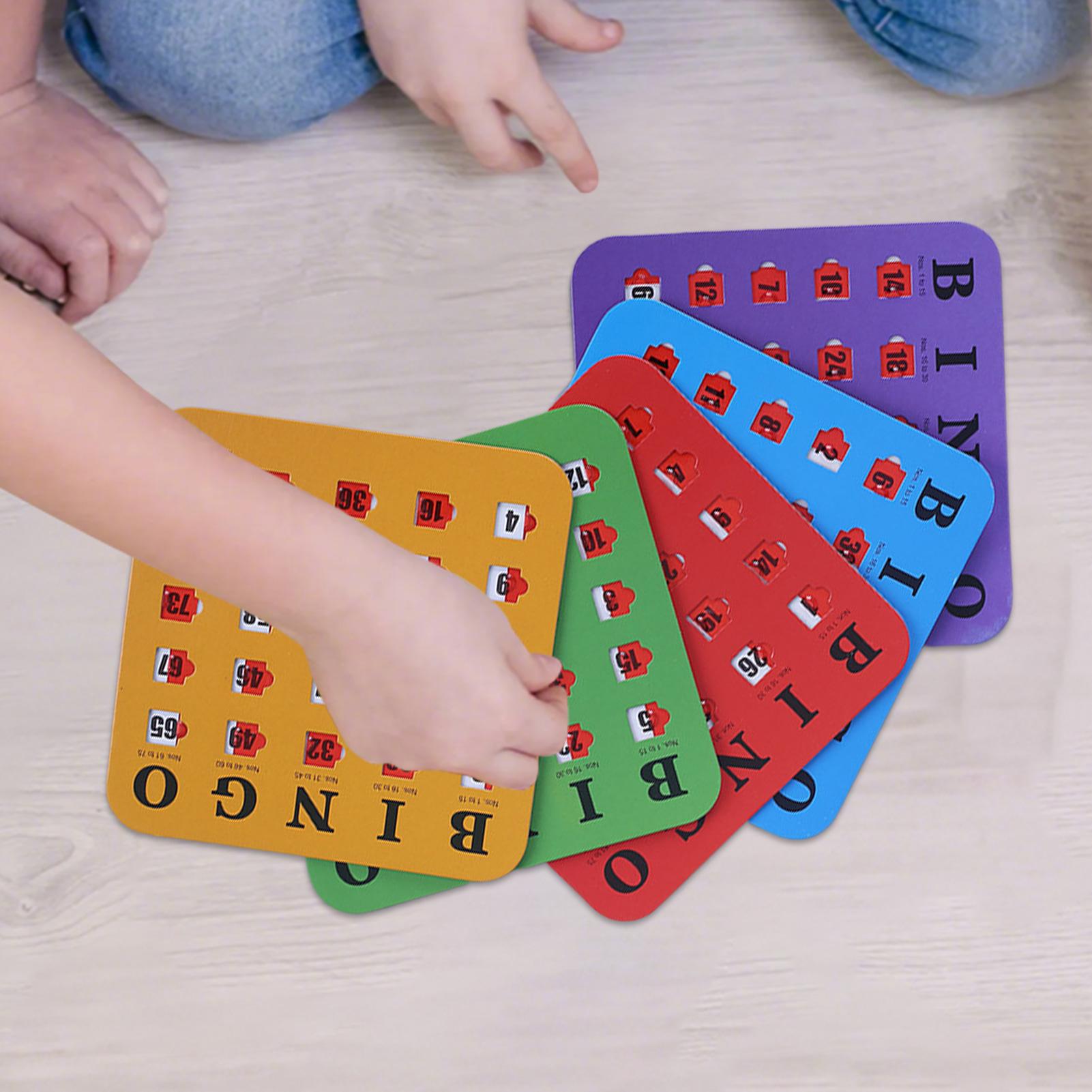 5 Pieces Bingo Game Cards Larg - огляд і ціна Party Games For Large Groups