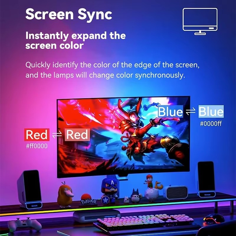 RGB Gaming Lights Strip Monito - огляд і ціна Party Games App
