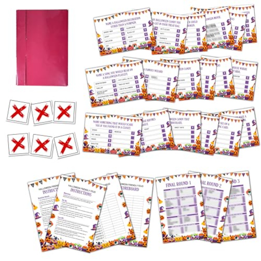 Halloween Friendly Feud Game,  - огляд і ціна Party Games For Large Groups
