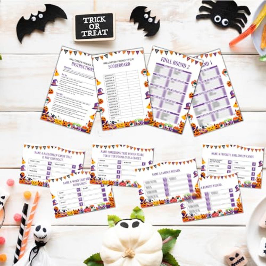 Halloween Friendly Feud Game,  - огляд і ціна Party Games For Large Groups