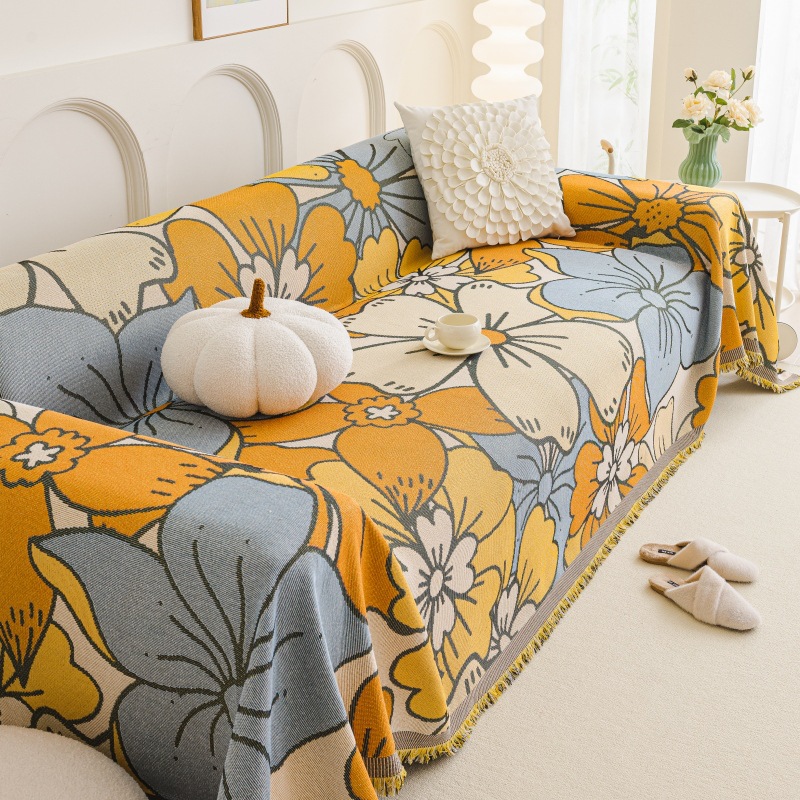1pc Sofa Blanket with Tassels  - огляд і ціна Washer Toss Set