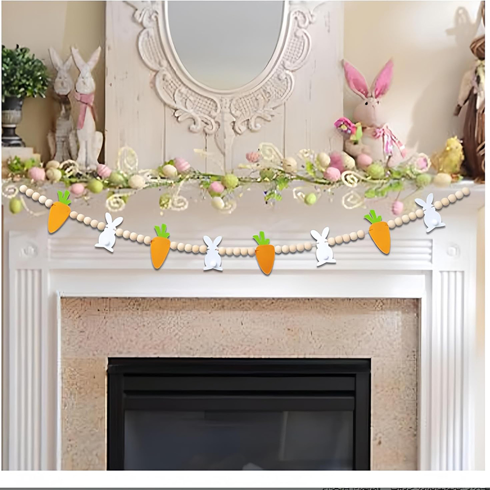 Bunny rabbit Carrot Garland ha - огляд і ціна Party Games Egg
