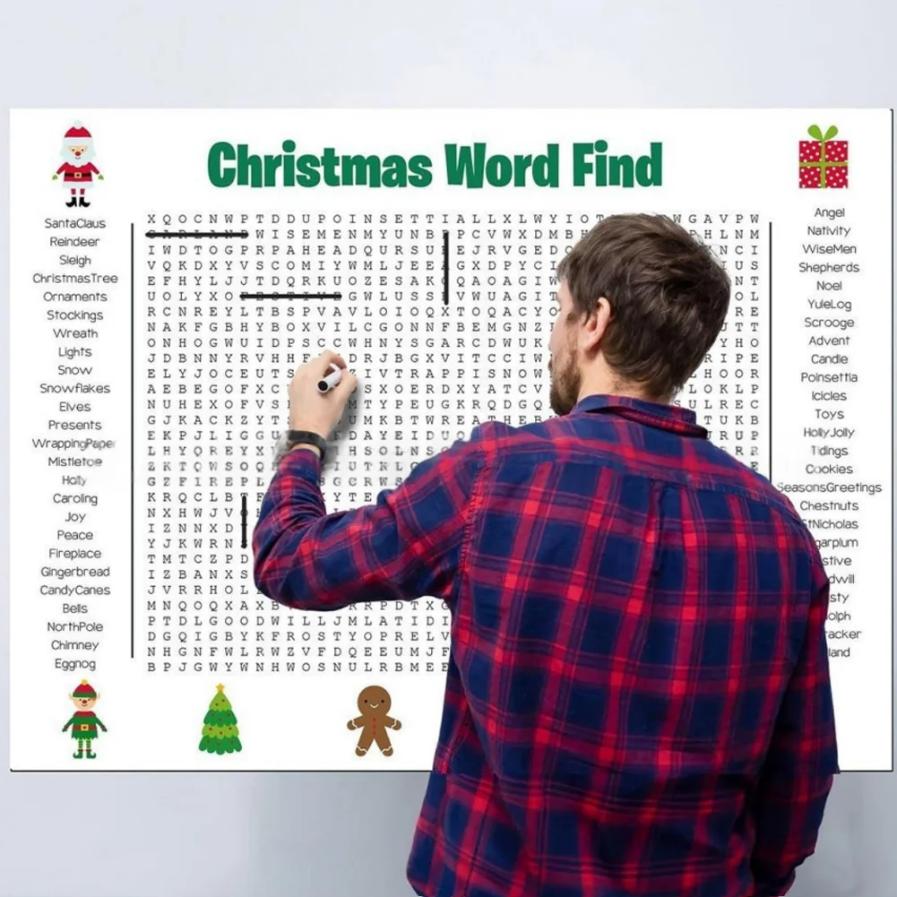 Large Christmas Word Search Po - огляд і ціна Party Games For Large Groups