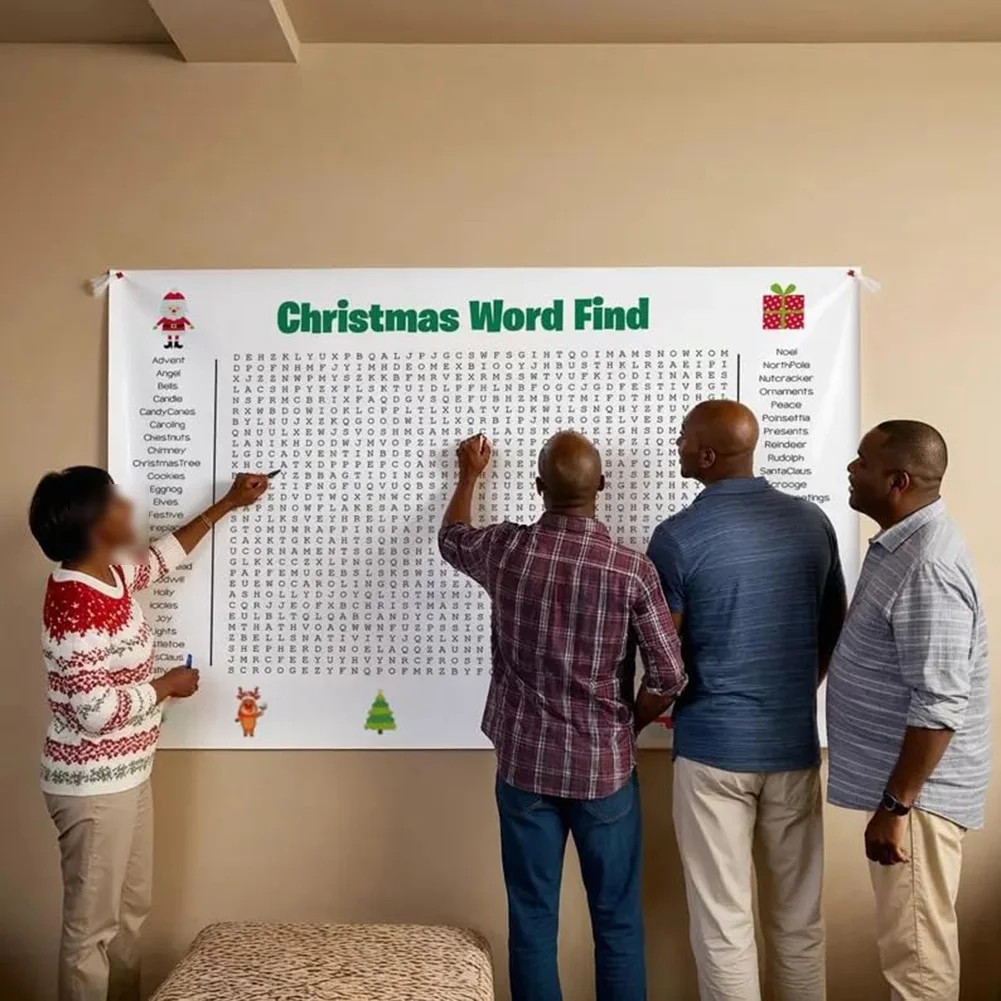 Large Christmas Word Search Po - огляд і ціна Party Games For Large Groups