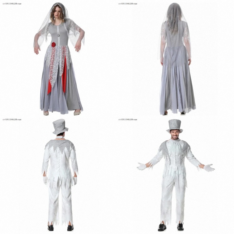 Couple Ghost Wedding Suit Hall - огляд і ціна Zombie Party Games For Adults