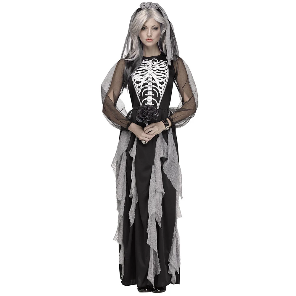 Adult Scary Skull Ghosts Bride - огляд і ціна Zombie Party Games For Adults