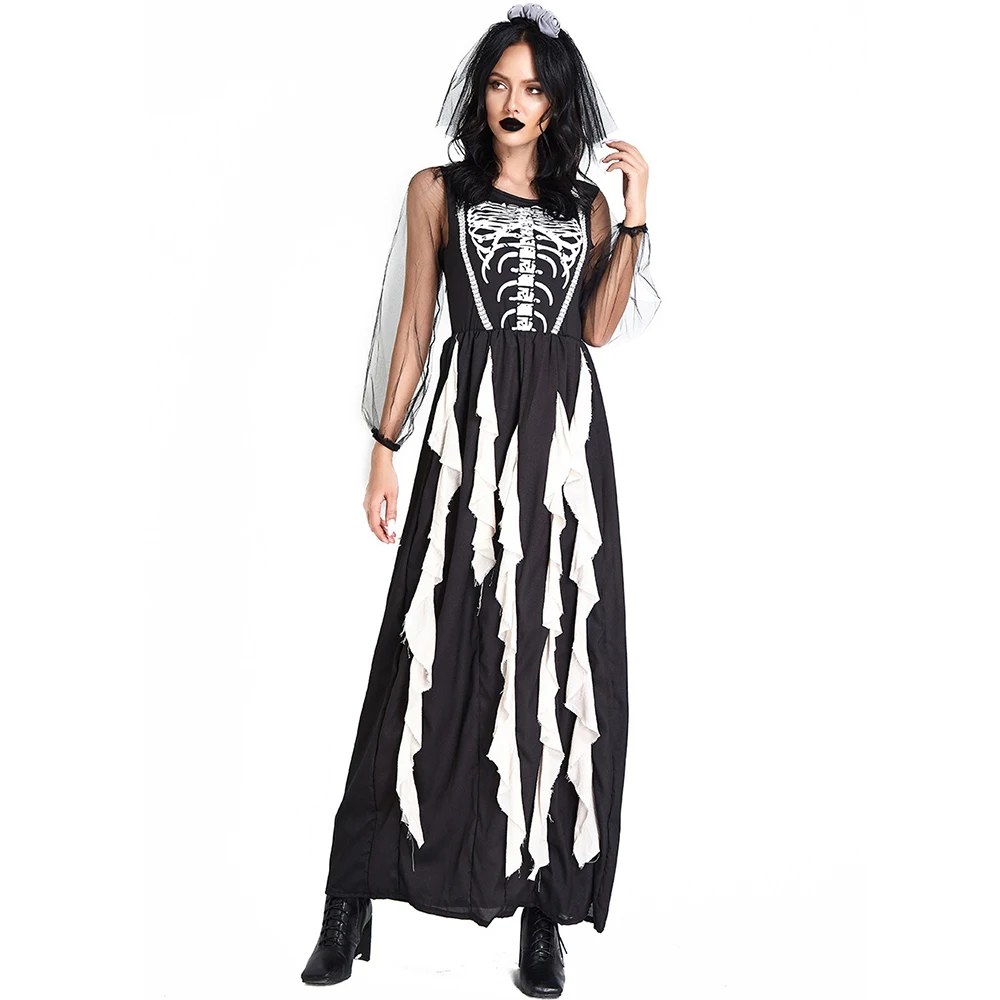 Adult Scary Skull Ghosts Bride - огляд і ціна Zombie Party Games For Adults