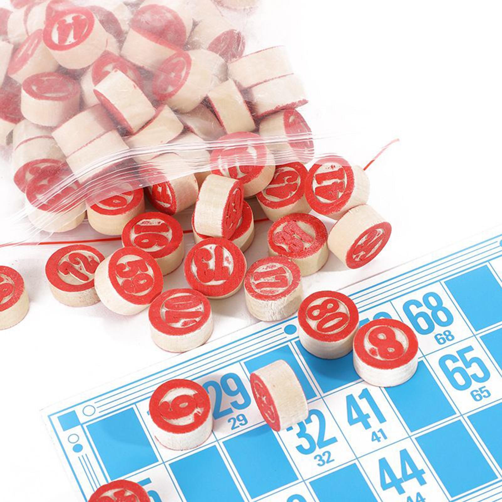 Bingo Card Game Vintage Wooden - огляд і ціна Party Games For Large Groups