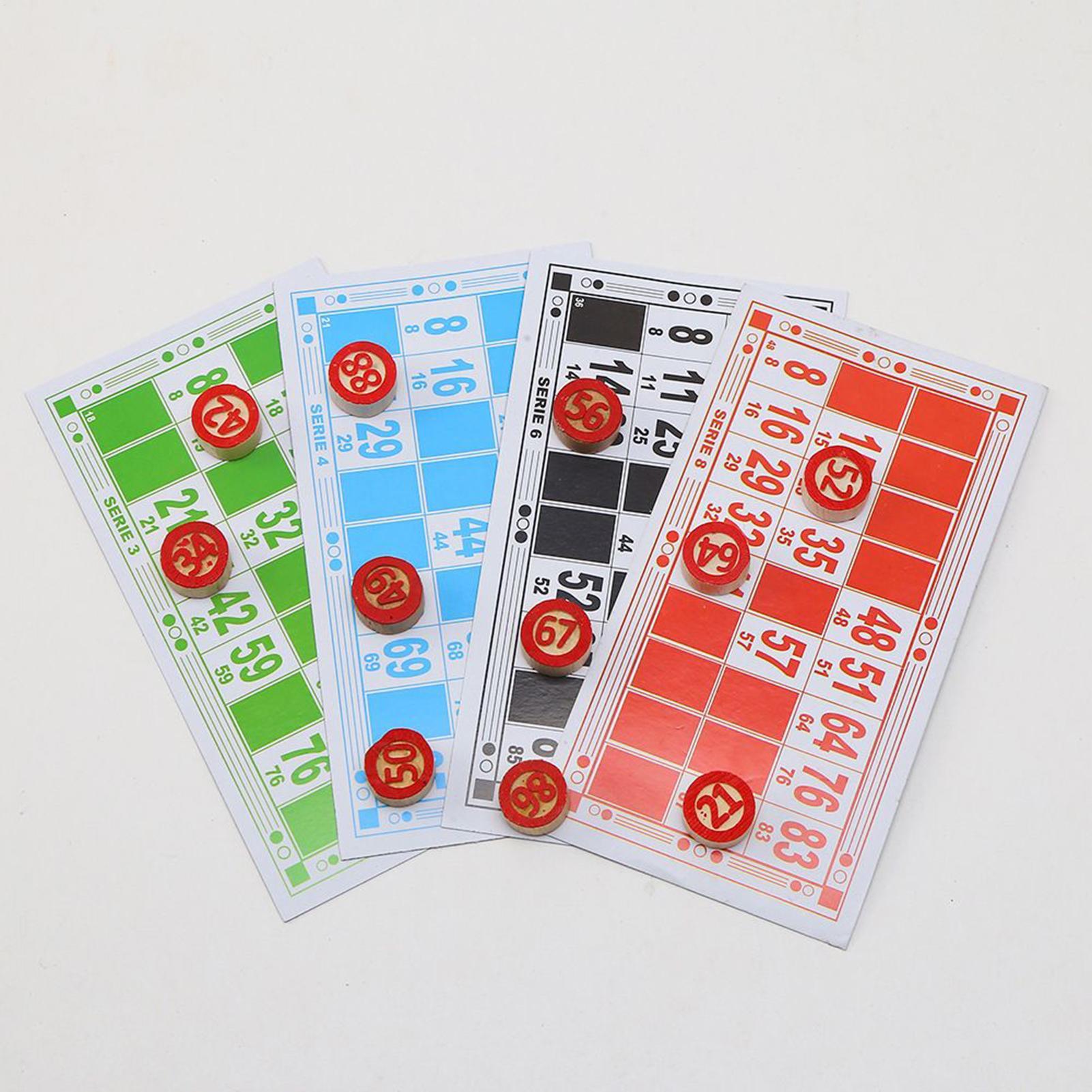 Bingo Card Game Vintage Wooden - огляд і ціна Party Games For Large Groups